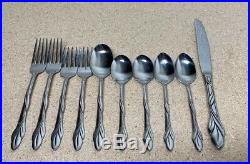 10 Piece Mixed Lot ONEIDA EDEN Stainless Spoons Forks Flatware