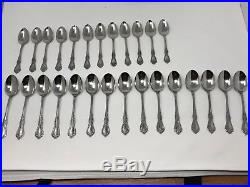 100 Pcs Distinction Deluxe Stainless Steel HH Oneida Flatware Set 12 Place