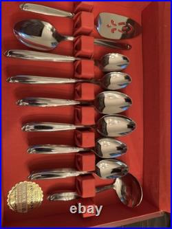 100pcs Oneida Stainless Flatware 12 Place Setting