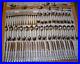 104 Piece Lot Oneida Deluxe Stainless Steel Oneidacraft Chateau Glossy Flatware