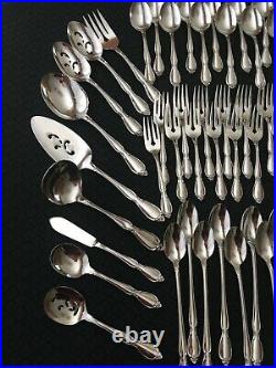 105 Pcs! Service For 13 Chatelaine Oneida Stainless Steel Set with9 Hostess No S&H
