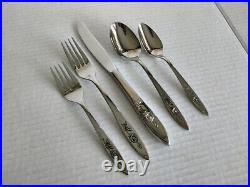 109pc Oneida Community Stainless My Rose Flatware for 11+ Serving & Specialty