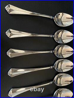 11 Piece Oneida JUILLIARD Glossy Stainless Flatware 6 1/8 TEASPOONS