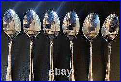 11 Piece Oneida JUILLIARD Glossy Stainless Flatware 6 1/8 TEASPOONS