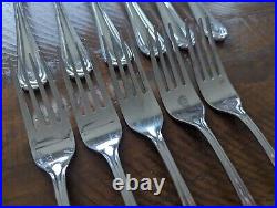 11 x Oneida OTTAWA Dinner Forks 18/10 Stainless Flatware
