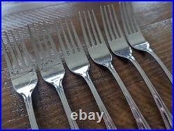 11 x Oneida OTTAWA Dinner Forks 18/10 Stainless Flatware