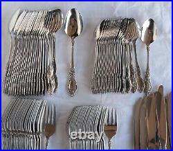 (115) Pcs Oneida WORDSWORTH OCO USA Stainless Flatware set