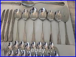 115 pc ONEIDA COMMUNITY PATRICK HENRY STAINLESS FLATWARE Knife Fork Spoons 115 pc ONEIDA COMMUNITY PATRICK HENRY STAINLESS FLATWARE Knife Fork Spoons