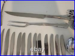 115 pc ONEIDA COMMUNITY PATRICK HENRY STAINLESS FLATWARE Knife Fork Spoons
