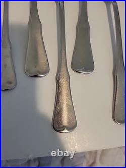 115 pc ONEIDA COMMUNITY PATRICK HENRY STAINLESS FLATWARE Knife Fork Spoons 115 pc ONEIDA COMMUNITY PATRICK HENRY STAINLESS FLATWARE Knife Fork Spoons