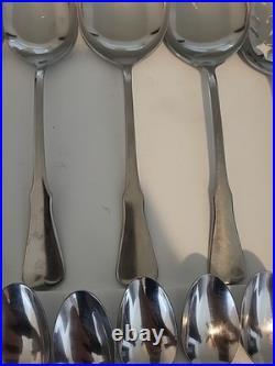 115 pc ONEIDA COMMUNITY PATRICK HENRY STAINLESS FLATWARE Knife Fork Spoons