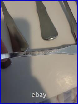 115 pc ONEIDA COMMUNITY PATRICK HENRY STAINLESS FLATWARE Knife Fork Spoons
