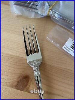 12 Oneida Michelangelo Dinner Forks 18/10 Stainless Steel 7 1/4