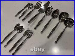 12 PC Oneida Act 1 One I Heirloom Stainless Flatware Place Setting Serving PLUS