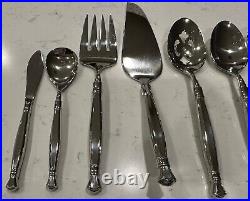 12 PC Oneida Act 1 One I Heirloom Stainless Flatware Place Setting Serving PLUS