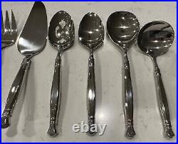 12 PC Oneida Act 1 One I Heirloom Stainless Flatware Place Setting Serving PLUS