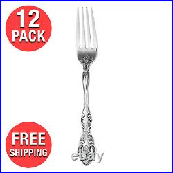 (12-Pack) ONEIDA Michelangelo 18/10 Stainless Steel Heavy Weight Dinner Fork NEW