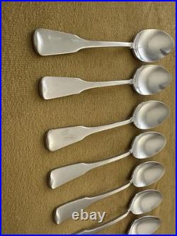 (12) Teaspoons Oneida AMERICAN COLONIAL Satin Cube Stainless Flatware