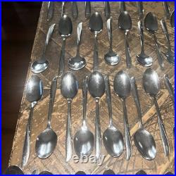 120 Pcs Lot Oneida Community Stainless Flatware TWIN STAR Silverware Atomic MCM