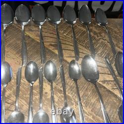 120 Pcs Lot Oneida Community Stainless Flatware TWIN STAR Silverware Atomic MCM