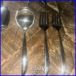 120 Pcs Lot Oneida Community Stainless Flatware TWIN STAR Silverware Atomic MCM