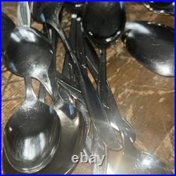 120 Pcs Lot Oneida Community Stainless Flatware TWIN STAR Silverware Atomic MCM