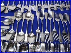 123 Pcs Oneida Colonial Boston Service for 18 + Extras Knife Spoon Fork Set