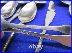 123 Pcs Oneida Colonial Boston Service for 18 + Extras Knife Spoon Fork Set