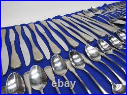 123 Pcs Oneida Colonial Boston Service for 18 + Extras Knife Spoon Fork Set