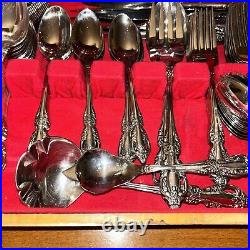 126 pcs Vintage RAPHAEL by Oneida Distinction Deluxe Stainless Serving Flatware