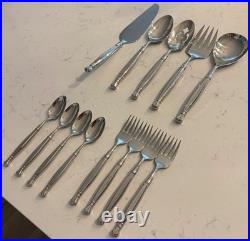13 PC Oneida Act 1 One I Heirloom Stainless Flatware Place Setting Serving PLUS