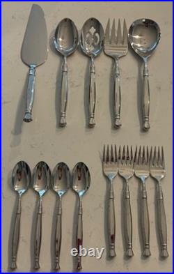 13 PC Oneida Act 1 One I Heirloom Stainless Flatware Place Setting Serving PLUS