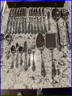 149 Pcs Oneida BRAHMS Community Stainless Steel Flatware Service 12+ With Box