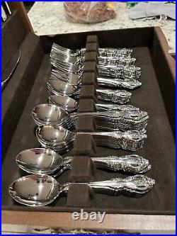 149 Pcs Oneida BRAHMS Community Stainless Steel Flatware Service 12+ With Box