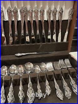 149 Pcs Oneida BRAHMS Community Stainless Steel Flatware Service 12+ With Box