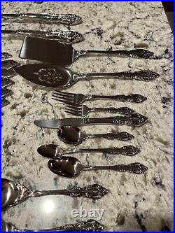 149 Pcs Oneida BRAHMS Community Stainless Steel Flatware Service 12+ With Box