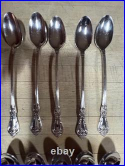 16 pcs PRESIDENT Wm A Rogers Premier Stainless Oneida Ltd Ice-Tea Spoons VGUC