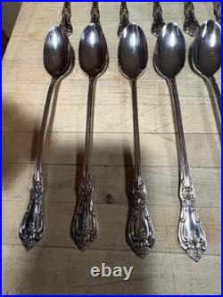 16 pcs PRESIDENT Wm A Rogers Premier Stainless Oneida Ltd Ice-Tea Spoons VGUC