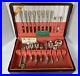 1881 Rogers Stainless Oneida 55 Piece Enchantment Flatware Set In Box
