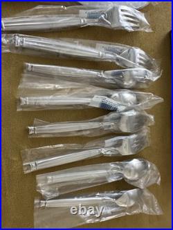 (2) 5 Piece Settings Oneida OLYMPIA Frosted Handle 18/10 Stainless Korea