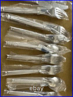 (2) 5 Piece Settings Oneida OLYMPIA Frosted Handle 18/10 Stainless Korea