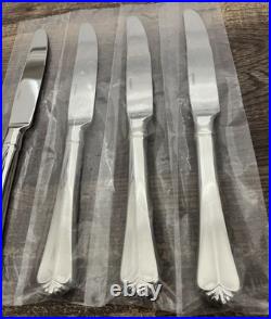 20-Oneida Juilliard Stainless Steel Flatware 20 Piece Set NEW