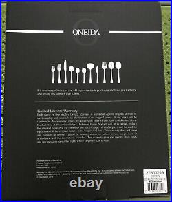 20 Pc NEW Oneida DOVER Heirloom 18/10 Stainless Flatware Set Glossy In Box
