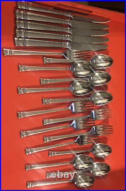 20 Pc Oneida Chalcis Glossy Stainless Mixed 18/10 Flatware Teaspoons Forks