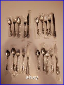 20 Pc Oneida Community LOUISIANA Stainless 5 Piece Place Settings NOS In Package