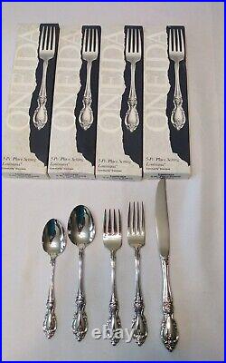 20 Pc Oneida Community LOUISIANA Stainless 5 Piece Place Settings NOS New in Box