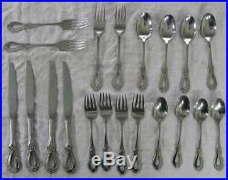 20 Pieces Oneida Cube Toujours Stainless Flatware 4 Place Settings