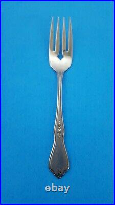 20 Pieces Oneida Morning Blossom Profile Stainless Flatware Burnished Handles