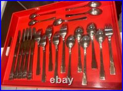 21 Pc Oneida Brocade Stainless Mixed Flatware Indonesia Spoons Forks Knives