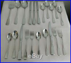 21 Pieces Oneida AMERICAN COLONIAL Stainless Cube Flatware 2 place settings